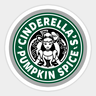 Cinderella's Pumpkin Spice Sticker